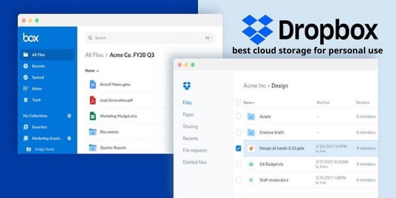 Dropbox - best cloud storage for personal use