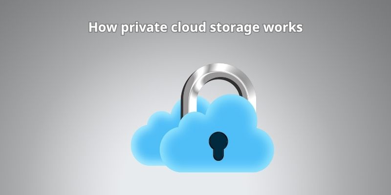 How private cloud storage works