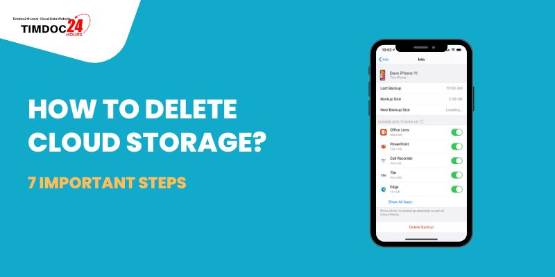 how to delete cloud storage